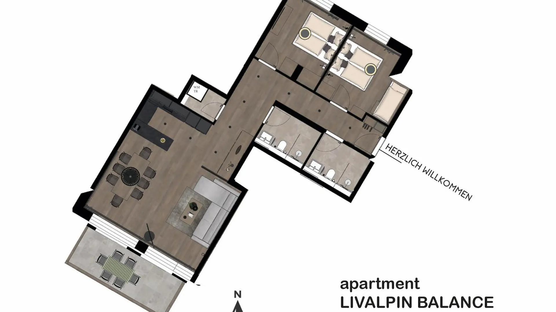 Livalpin Balance Apartman Garmisch-Partenkirchen járás